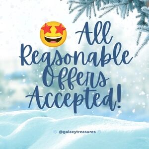 🤩 ALL REASONABLE OFFERS ACCEPTED!